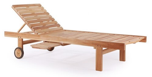 Osaka teak ligge stol i klassisk design